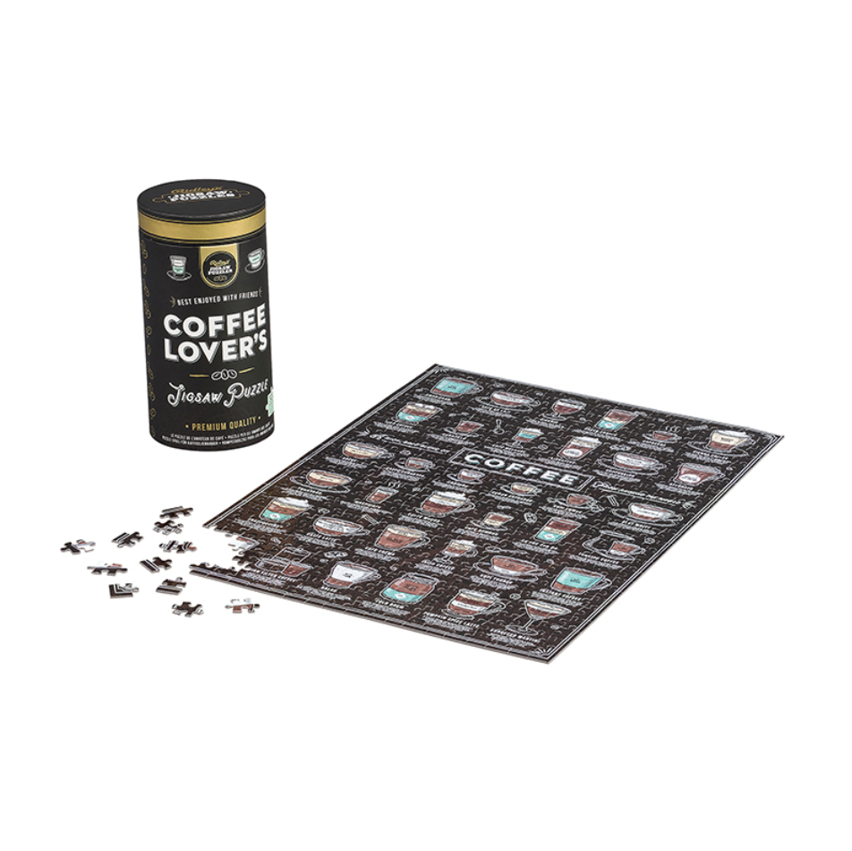 Púsl 500 stk Kaffi unnendur