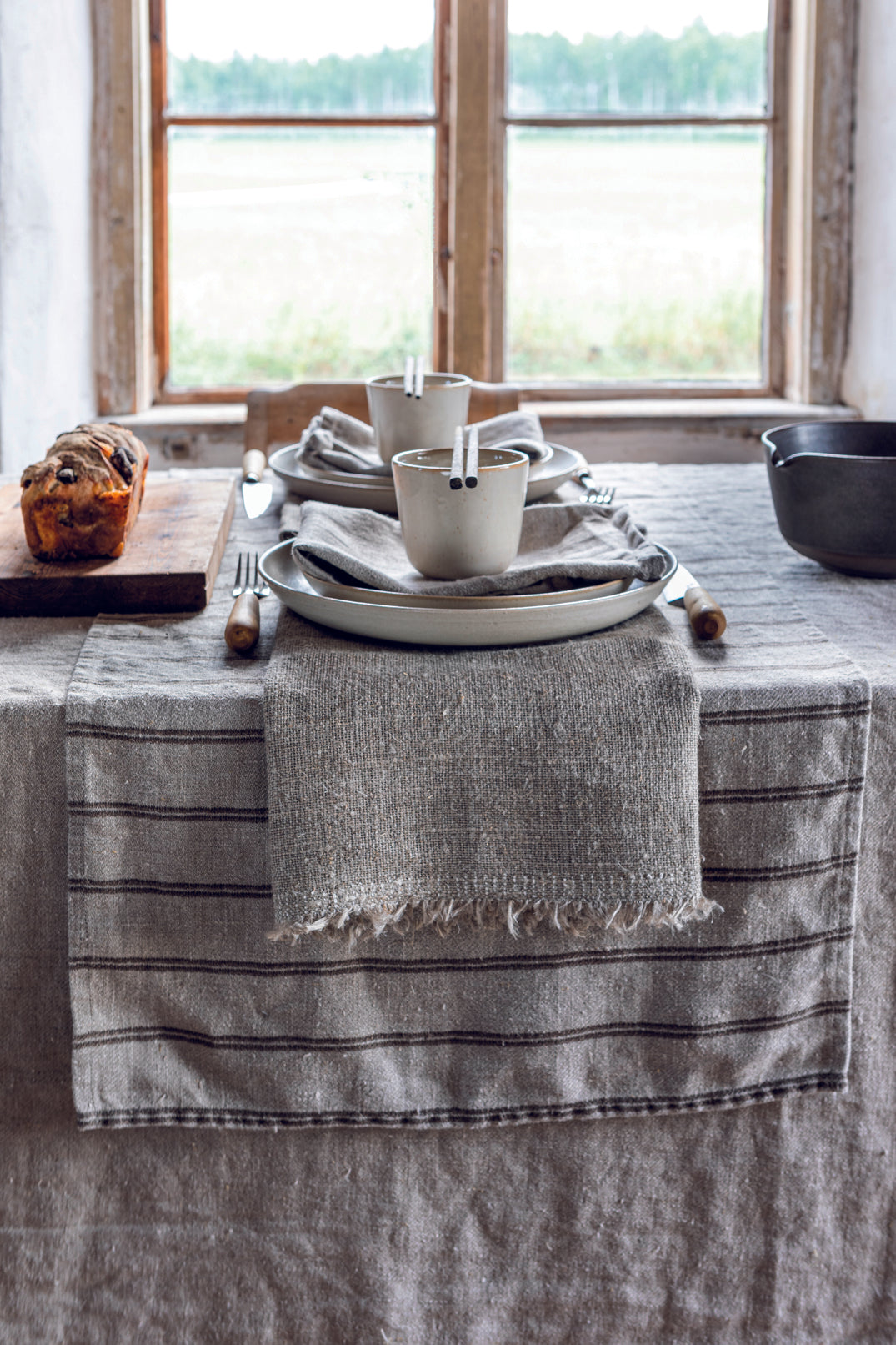 LINÅKAR löber linen - green