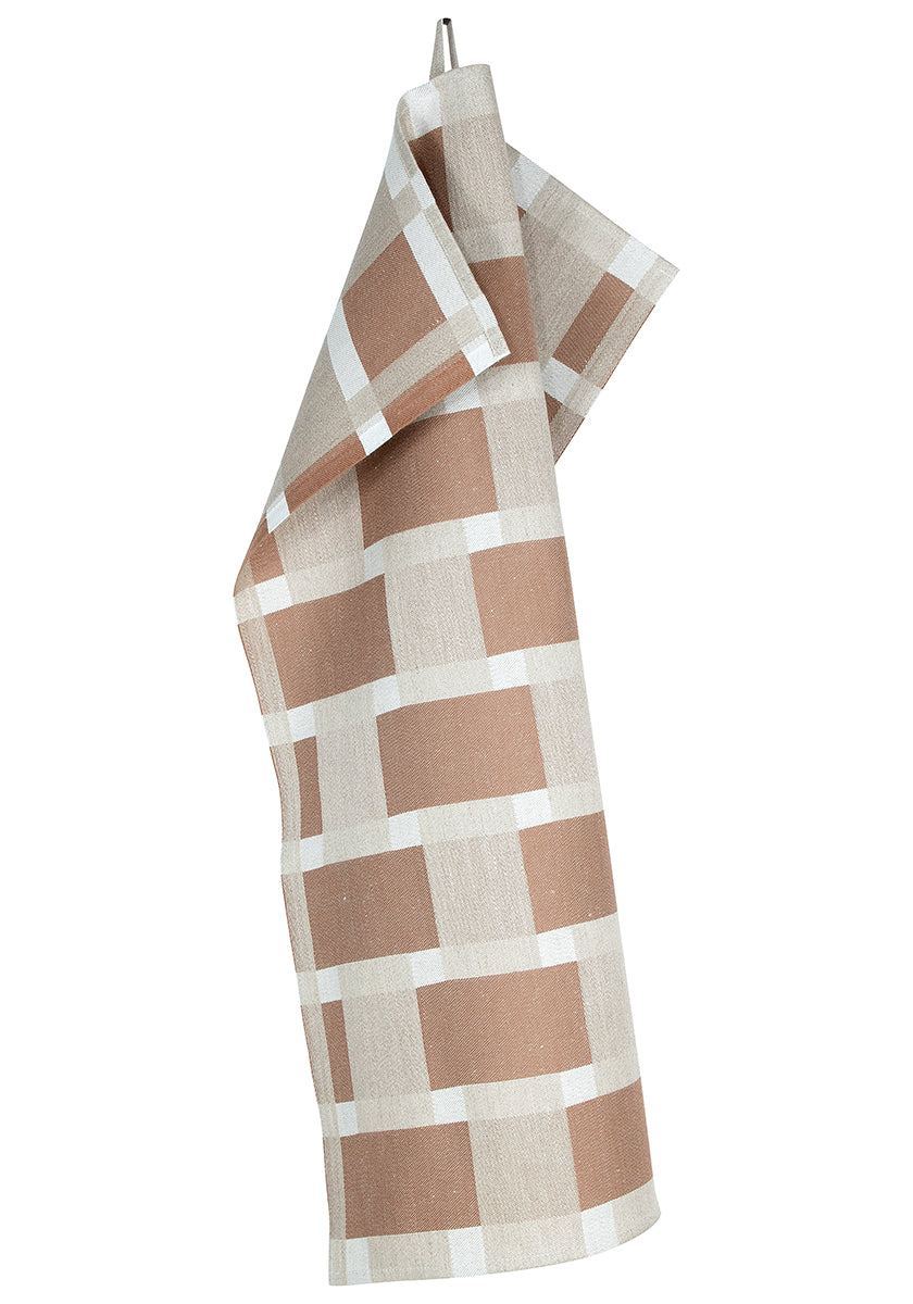 PUNOS Viskastykki - Linen Cinnamon