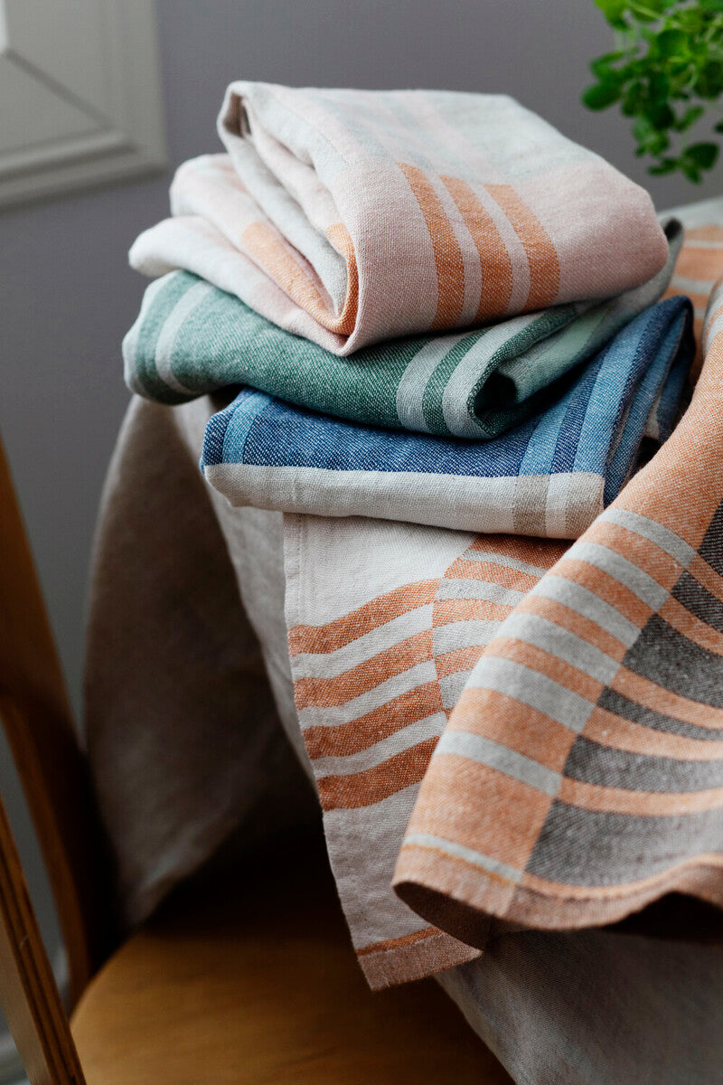 TOFFIE Viskastykki - Linen mint green