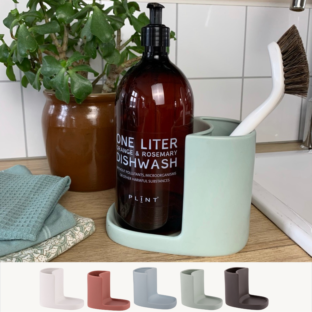 Sápu og burstastandur - Almost black