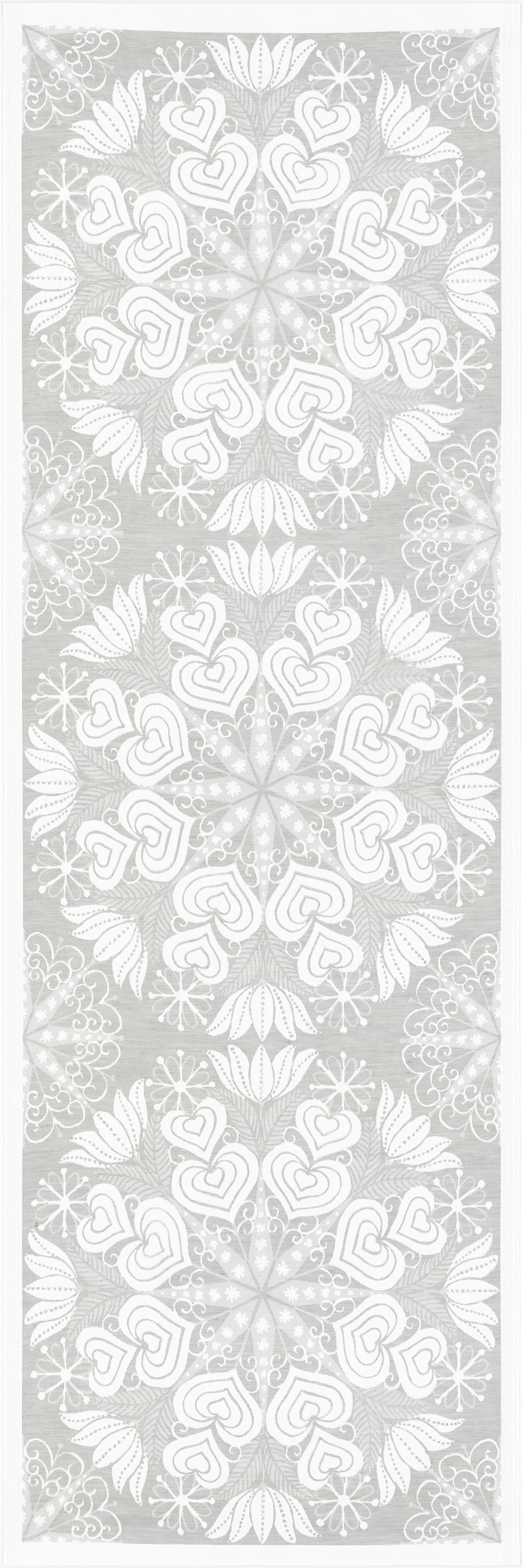 HJERTEBO - ljós grár 150x50 cm