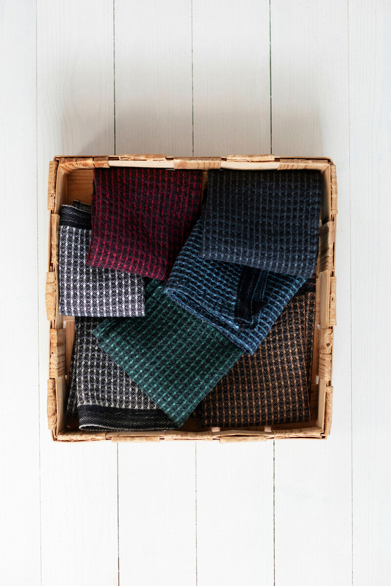 MAIJA - Viskustykki og borðtuska black graphite