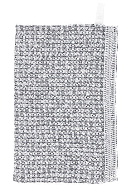 MAIJA - Viskustykki og borðtuska white grey