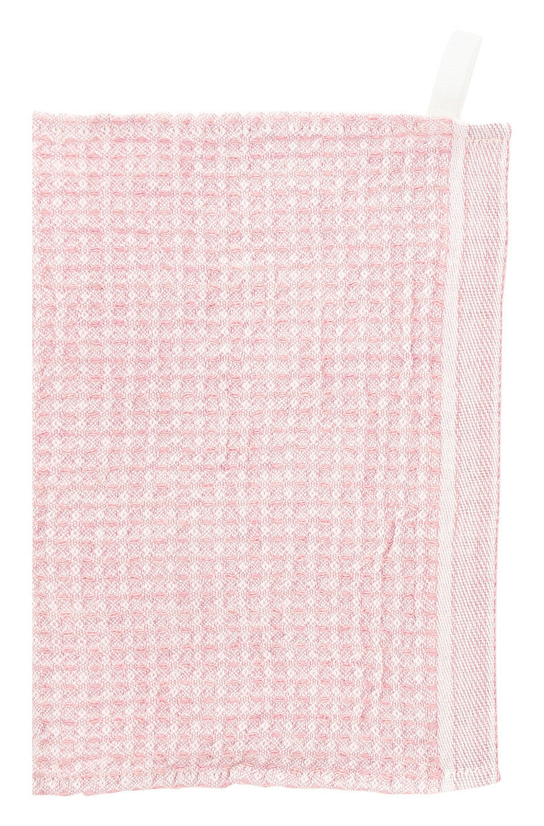 MAIJA - Viskustykki og borðtuska white rosa