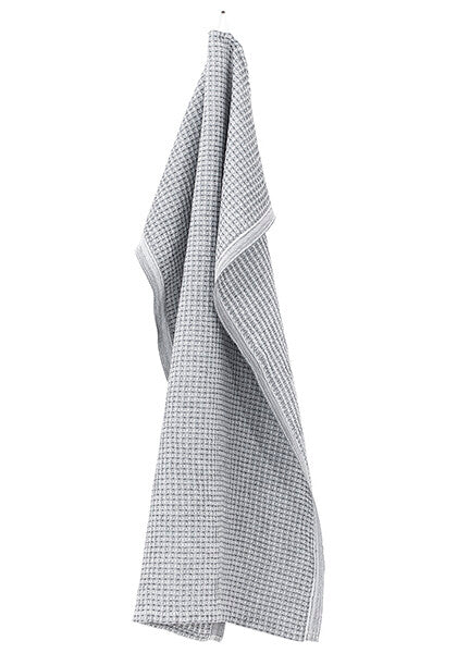MAIJA - Viskustykki og borðtuska white grey