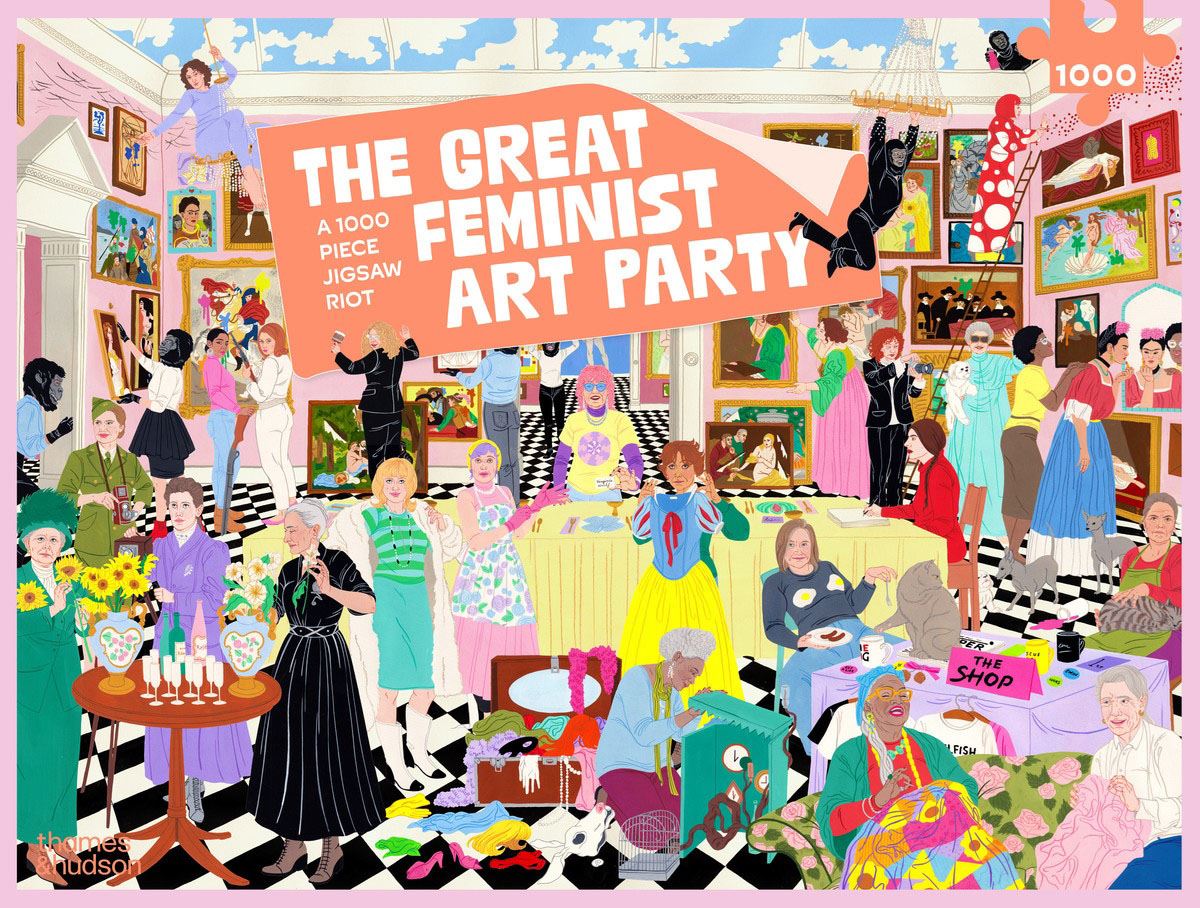 Púsl 1000 stk Great feminist art party