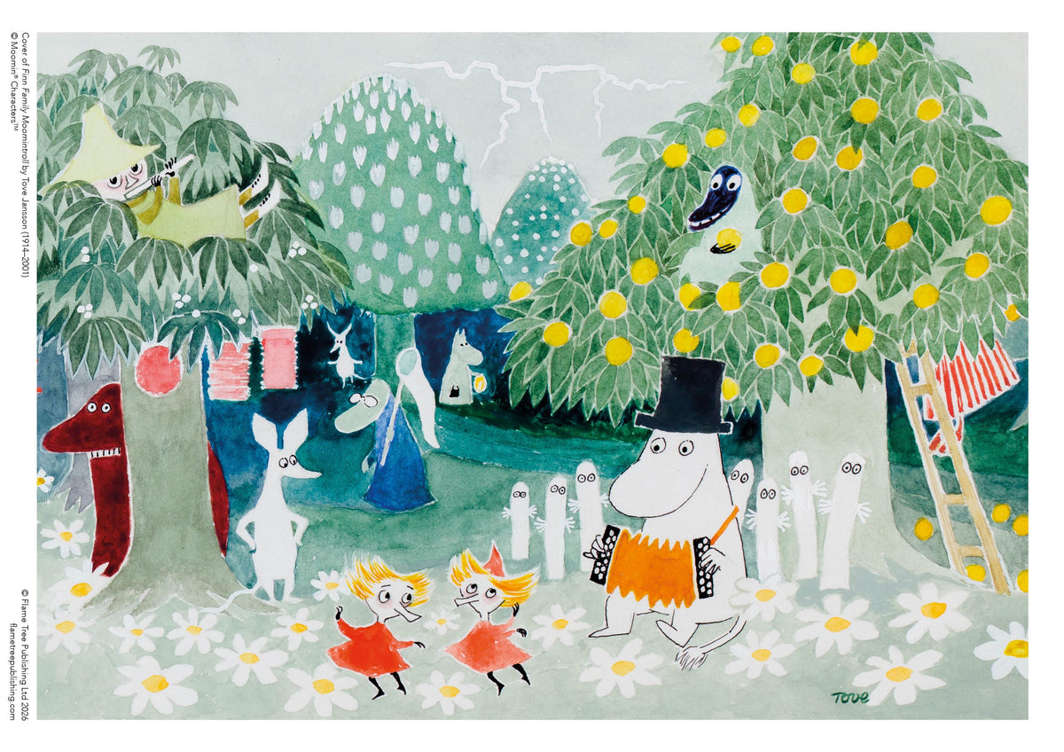 Púsl 1000 stk Moomin finn family moomintroll