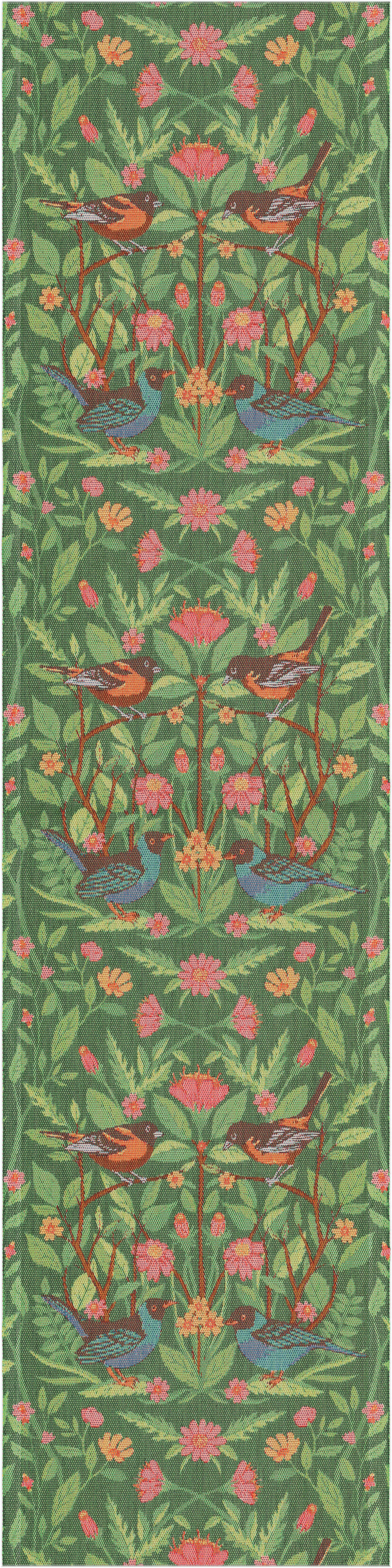 FÅGELLIV - löber 140 x 35cm