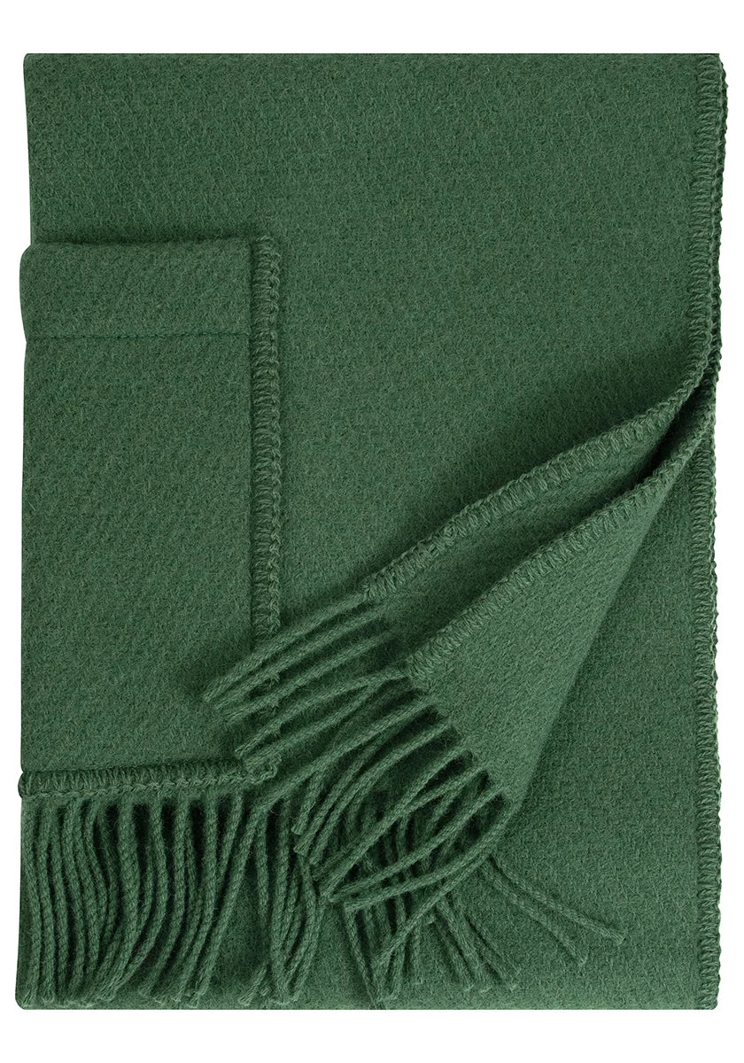 UNI - Sjal / trefill með vösum - Dark moss green