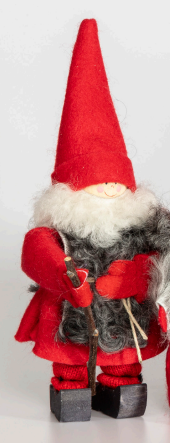 JÓLAKALL, rauður m gæru