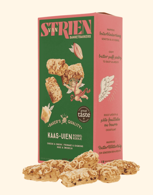Ost og lauk smjörkex - Van strien