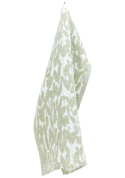 JÄKÄLÄ Hör lítið handklæði - white-olive