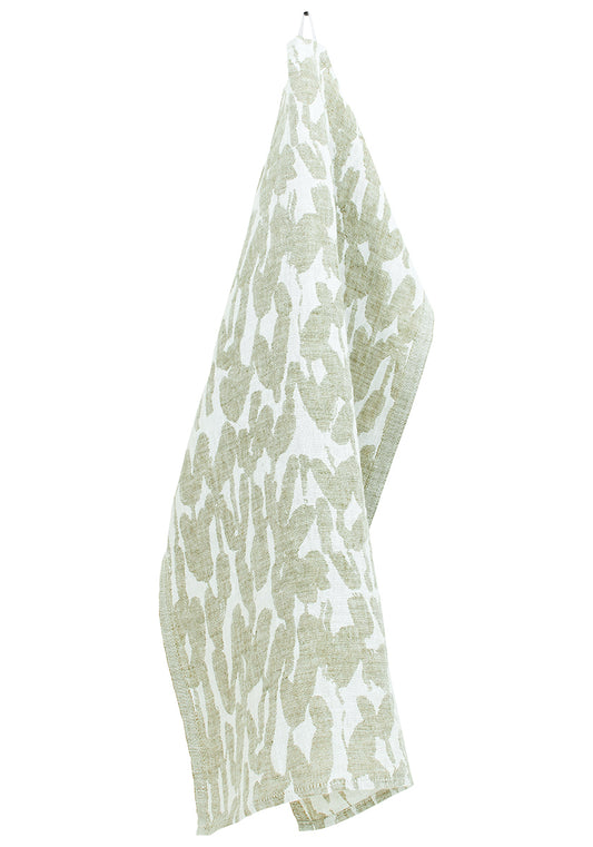 JÄKÄLÄ Hör lítið handklæði - white-olive