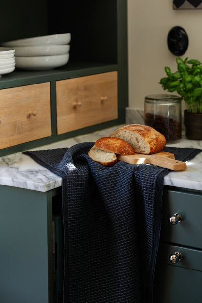 MAIJA - Viskustykki og borðtuska black graphite