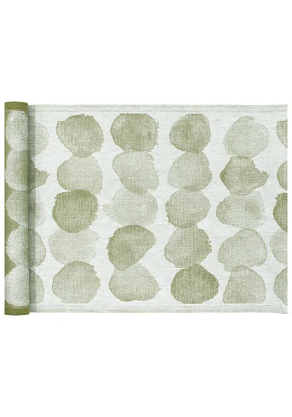 SAUNA Púði / Dúkur - SADE white-olive