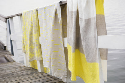 TERVA hör/tencel handklæði - 6 litir