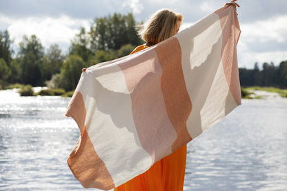 TERVA hör/tencel handklæði - 6 litir