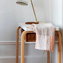 TOFFIE Viskastykki - Rose rust linen