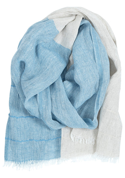 TSAVO klútur / sjal blue-linen