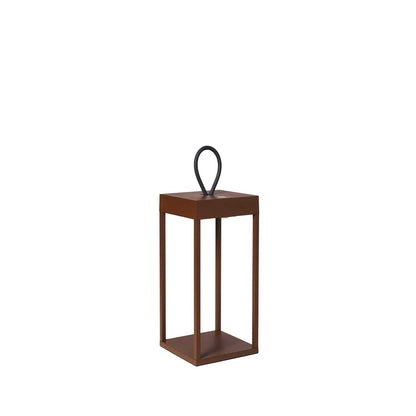 LED LAMPI / LJÓSKER - corten stál hæð 30 cm