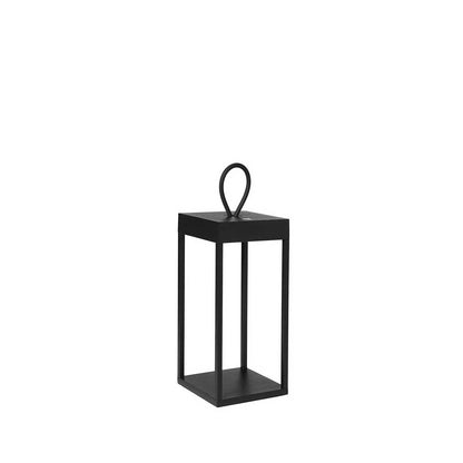 LED LAMPI / LJÓSKER - svart matt hæð 30 cm