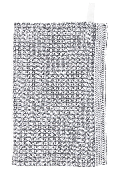 MAIJA - Viskustykki og borðtuska white grey