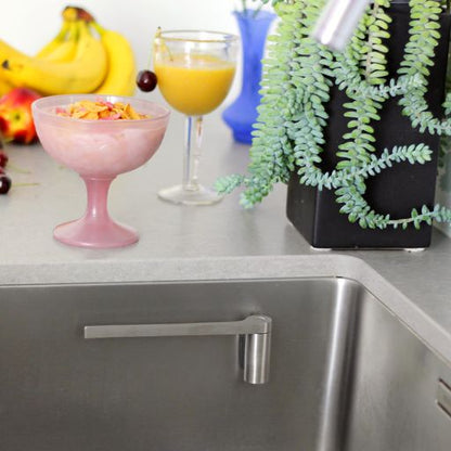 Borðtusku haldari í vask - stál