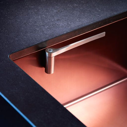 Borðtusku haldari í vask - stál